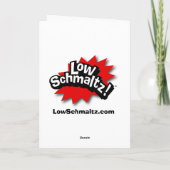 Plotz-Neujahrskarte Feiertagskarte (Rückseite)