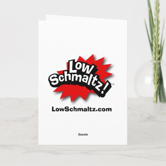 Plotz-Neujahrskarte Feiertagskarte (Rückseite)