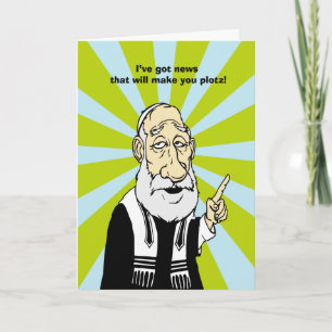 Plotz-Neujahrskarte Feiertagskarte