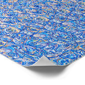 Plötzlich abgelenkt - versteckter 3D-Druck Poster (Ecke)