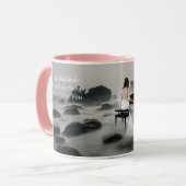 Plötzlich alle Lieben Songs Romantische Zitatmusik Tasse (Vorderseite Links)