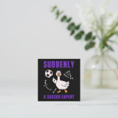 Plötzlich ein Fußball Experte Begleitkarte (Stehend Vorderseite)