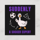Plötzlich ein Fußball Experte Begleitkarte (Rückseite)