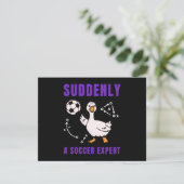 Plötzlich ein Fußball Experte Einladung (Stehend Vorderseite)