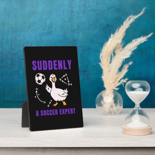 Plötzlich ein Fußball Experte Fotoplatte (Seite)