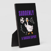 Plötzlich ein Fußball Experte Fotoplatte (Seite)