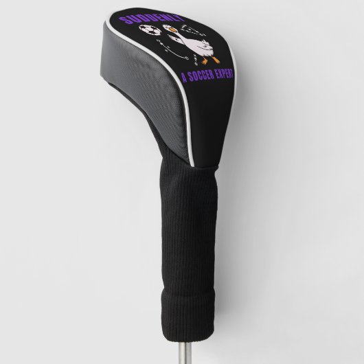 Plötzlich ein Fußball Experte Golf Headcover (angewinkelt)