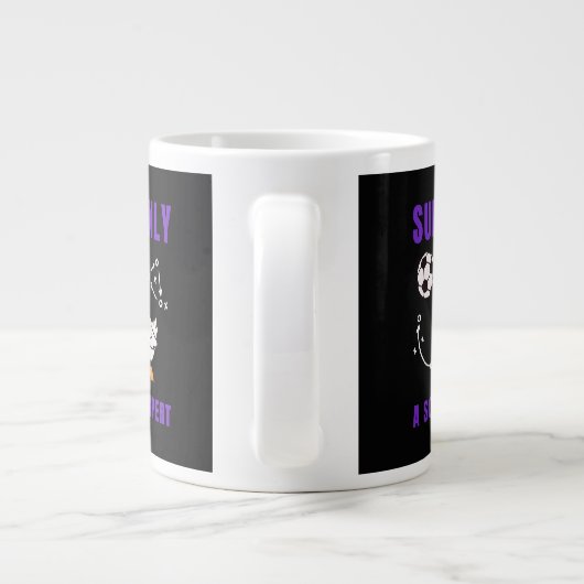 Plötzlich ein Fußball Experte Jumbo-Tasse (Rückseite)