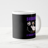 Plötzlich ein Fußball Experte Jumbo-Tasse (Vorderseite Rechts)