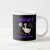 Plötzlich ein Fußball Experte Jumbo-Tasse (Rechts)
