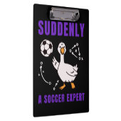 Plötzlich ein Fußball Experte Klemmbrett (Rechts)
