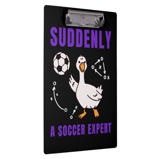 Plötzlich ein Fußball Experte Klemmbrett (Rechts)
