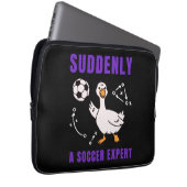 Plötzlich ein Fußball Experte Laptopschutzhülle (Vorne Rechts)