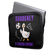 Plötzlich ein Fußball Experte Laptopschutzhülle (Vorderseite Links)