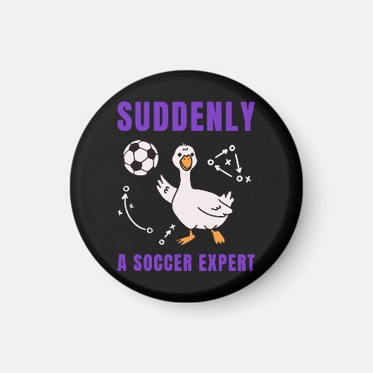 Plötzlich ein Fußball Experte Magnet (Vorne)