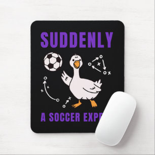 Plötzlich ein Fußball Experte Mousepad
