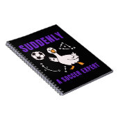 Plötzlich ein Fußball Experte Notizblock (Rechte Seite)