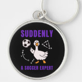 Plötzlich ein Fußball Experte Schlüsselanhänger (Vorne)
