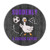 Plötzlich ein Fußball Experte Schneidebrett (Vorderseite)
