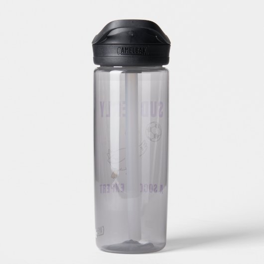 Plötzlich ein Fußball Experte Trinkflasche (Rückseite)