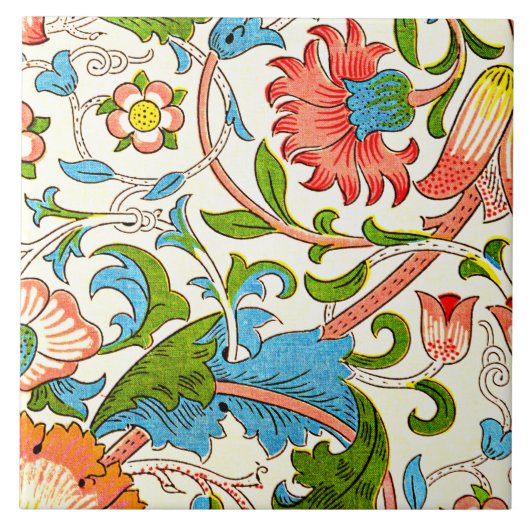 Plötzlich, ein William Morris-Muster, Keramik Fliese (Vorderseite)