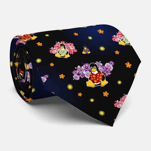 Plötzlich Krawatte der Penguins-2 (Gerollt)