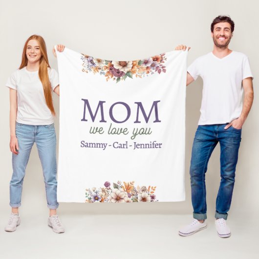 Plötzlich Liebe Sie Mama Fleecedecke (Beispiel)