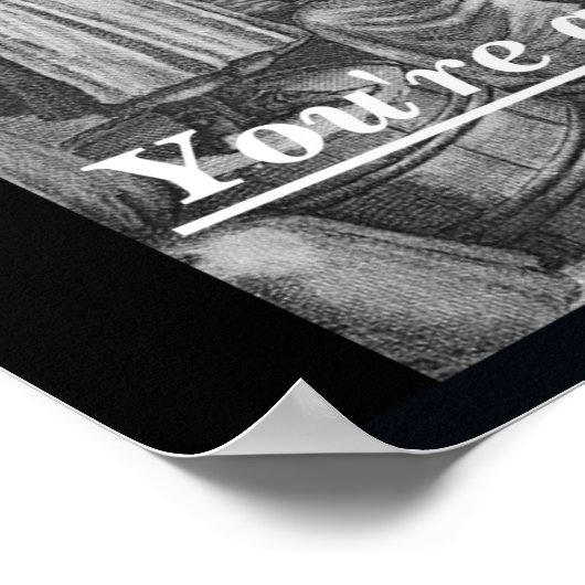 Plötzlich merkt man, dass man ein Älterer ist Poster (Ecke)