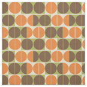 Plötzlich siebziger Jahre Orange Brown Green Geome Stoff (Muster)