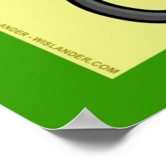 plötzlich Sushi Poster (Ecke)