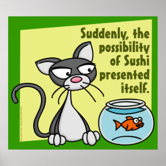 plötzlich Sushi Poster