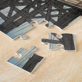 Plötzliche Dusche über Shin-Ōhashi Brücke und Puzzle (Seite)