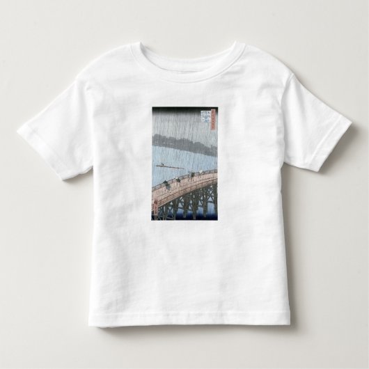 Plötzliche Dusche über Shin-Ohashi Brücke und Kleinkind T-shirt (Vorderseite)