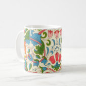 Plötzliche Rose (von William Morris) Kaffeetasse (Vorderseite Links)