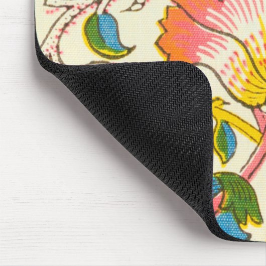 Plötzliche Rose (von William Morris) Mousepad (Ecke)