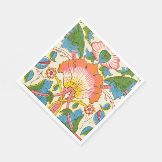 Plötzliche Rose (von William Morris) Serviette (Ecke)