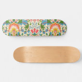Plötzliche Rose (von William Morris) Skateboard (Horizontal)