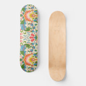 Plötzliche Rose (von William Morris) Skateboard (Vorderseite)