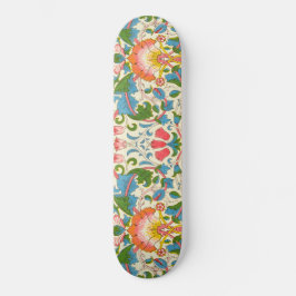 Plötzliche Rose (von William Morris) Skateboard