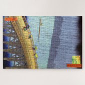 Plötzlicher Regenschauer über Shin-Ohashi Utagawa Puzzle (Horizontal)