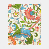 Plötzliches, farbiges Vintages Muster von William Fleecedecke (Vorderseite)