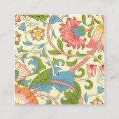 Plötztes Muster (1884) von William Morris Quadratische Visitenkarte (Vorderseite)