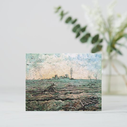 Plough and Harrow (Millet), Van Gogh Fine Art Postkarte (Stehend Vorderseite)