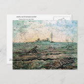 Plough and Harrow (Millet), Van Gogh Fine Art Postkarte (Vorne/Hinten)