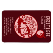 Ploughmans Pub Mittagessen Magnet (Horizontal)