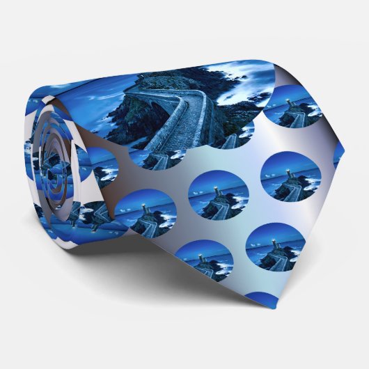 Plouzane, Frankreich - Leuchtturm Krawatte (Gerollt)