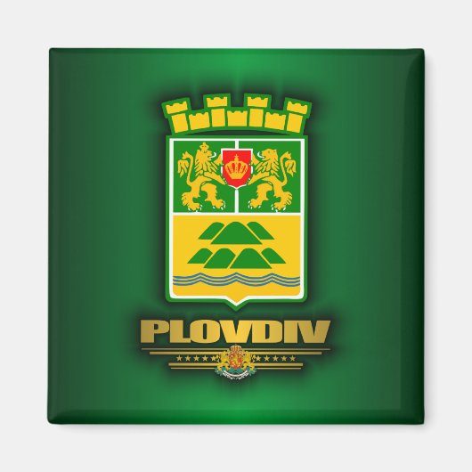 Plovdiv COA Magnet (Vorne)