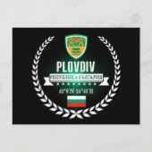 Plovdiv Postkarte (Vorderseite)