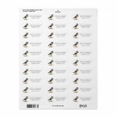 Plover Return Address Label (Vorne)