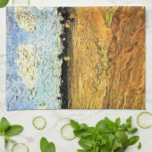 Plowed Field (die Furrows) von Vincent van Gogh Geschirrtuch (Gefaltet)